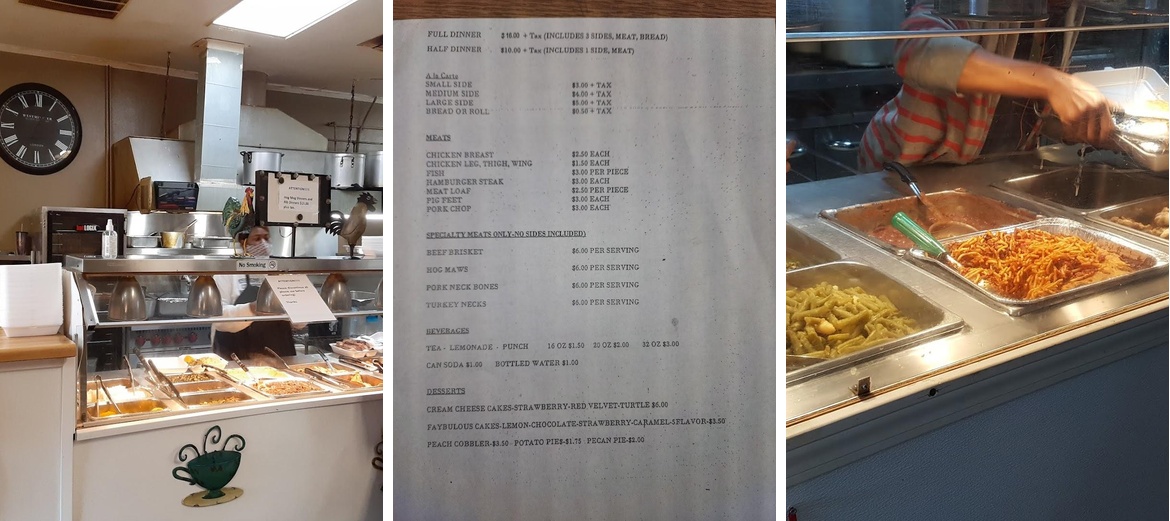 Faye's Kitchen Menu