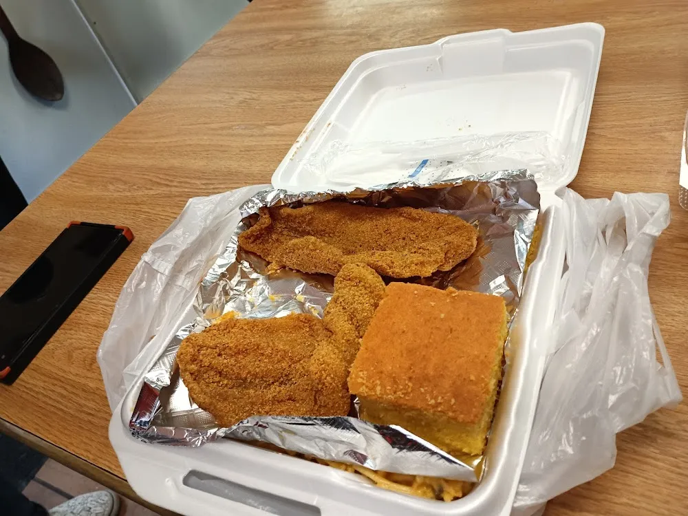Fried Fish Swai Cornbread