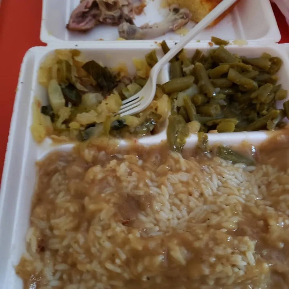Rice and Gravy Cabbage Alot of Goodness